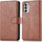 iMoshion Hoesje Geschikt voor Motorola Moto G82 / Moto G52 Hoesje Met Pasjeshouder - iMoshion Luxe Bookcase - Bruin
