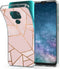 iMoshion Hoesje Geschikt voor Motorola Moto G9 Play / Moto E7 Plus Hoesje Siliconen - iMoshion Design hoesje - Roze / Meerkleurig / Goud / Pink Graphic