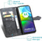 iMoshion Hoesje Geschikt voor Motorola Moto G9 Power Hoesje Met Pasjeshouder - iMoshion Mandala Bookcase - Zwart