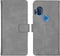 iMoshion Hoesje Geschikt voor Motorola One Hyper Hoesje Met Pasjeshouder - iMoshion Luxe Bookcase - Grijs
