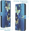 iMoshion Hoesje Geschikt voor Nokia 2.4 Hoesje Met Pasjeshouder - iMoshion Design Softcase Bookcase - Meerkleurig / Blue Butterfly