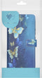 iMoshion Hoesje Geschikt voor Nokia 2.4 Hoesje Met Pasjeshouder - iMoshion Design Softcase Bookcase - Meerkleurig / Blue Butterfly
