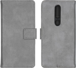 iMoshion Hoesje Geschikt voor Nokia 4.2 Hoesje Met Pasjeshouder - iMoshion Luxe Bookcase - Grijs