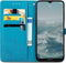 iMoshion Hoesje Geschikt voor Nokia G20 / G10 Hoesje Met Pasjeshouder - iMoshion Mandala Bookcase - Turquoise