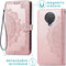 iMoshion Hoesje Geschikt voor Nokia G20 / G10 Hoesje Met Pasjeshouder - iMoshion Mandala Bookcase - Rosé Goud