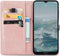 iMoshion Hoesje Geschikt voor Nokia G20 / G10 Hoesje Met Pasjeshouder - iMoshion Mandala Bookcase - Rosé Goud