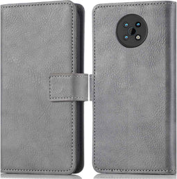 iMoshion Hoesje Geschikt voor Nokia G50 Hoesje Met Pasjeshouder - iMoshion Luxe Bookcase - Grijs