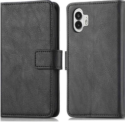 iMoshion Hoesje Geschikt voor Nothing Phone (2) Hoesje Met Pasjeshouder - iMoshion Luxe Bookcase - Zwart