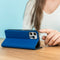 iMoshion Hoesje Geschikt voor OnePlus Nord 2 Hoesje Met Pasjeshouder - iMoshion Slim Folio Bookcase - Donkerblauw