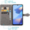 iMoshion Hoesje Geschikt voor Oppo A54s / A16s / A16 Hoesje Met Pasjeshouder - iMoshion Mandala Bookcase - Grijs