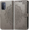 iMoshion Hoesje Geschikt voor Oppo A74 (5G) / A54 (5G) Hoesje Met Pasjeshouder - iMoshion Mandala Bookcase - Grijs