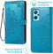 iMoshion Hoesje Geschikt voor Oppo A96 Hoesje Met Pasjeshouder - iMoshion Mandala Bookcase - Turquoise