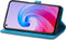 iMoshion Hoesje Geschikt voor Oppo A96 Hoesje Met Pasjeshouder - iMoshion Mandala Bookcase - Turquoise