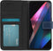 iMoshion Hoesje Geschikt voor Oppo Find X3 Pro 5G Hoesje Met Pasjeshouder - iMoshion Luxe Bookcase - Donkerblauw