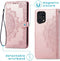 iMoshion Hoesje Geschikt voor Oppo Find X5 5G Hoesje Met Pasjeshouder - iMoshion Mandala Bookcase - Rosé Goud