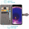 iMoshion Hoesje Geschikt voor Oppo Find X5 5G Hoesje Met Pasjeshouder - iMoshion Mandala Bookcase - Grijs
