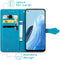 iMoshion Hoesje Geschikt voor Oppo Find X5 Lite 5G Hoesje Met Pasjeshouder - iMoshion Mandala Bookcase - Turquoise