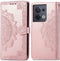 iMoshion Hoesje Geschikt voor Oppo Reno 8 5G Hoesje Met Pasjeshouder - iMoshion Mandala Bookcase - rosé goud
