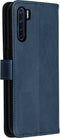 iMoshion Hoesje Geschikt voor Oppo Reno3 / A91 Hoesje Met Pasjeshouder - iMoshion Luxe Bookcase - Donkerblauw