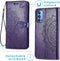 iMoshion Hoesje Geschikt voor Oppo Reno4 5G Hoesje Met Pasjeshouder - iMoshion Mandala Bookcase - Paars