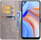 iMoshion Hoesje Geschikt voor Oppo Reno4 5G Hoesje Met Pasjeshouder - iMoshion Mandala Bookcase - Grijs