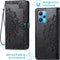 iMoshion Hoesje Geschikt voor Realme 9 Pro Hoesje Met Pasjeshouder - iMoshion Mandala Bookcase - Zwart