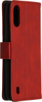 iMoshion Hoesje Geschikt voor Samsung Galaxy A01 Hoesje Met Pasjeshouder - iMoshion Luxe Bookcase - Rood