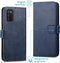 iMoshion Hoesje Geschikt voor Samsung Galaxy A02s Hoesje Met Pasjeshouder - iMoshion Luxe Bookcase - Donkerblauw