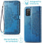 iMoshion Hoesje Geschikt voor Samsung Galaxy A02s Hoesje Met Pasjeshouder - iMoshion Mandala Bookcase - Turquoise