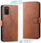 iMoshion Hoesje Geschikt voor Samsung Galaxy A02s Hoesje Met Pasjeshouder - iMoshion Luxe Bookcase - Bruin