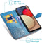 iMoshion Hoesje Geschikt voor Samsung Galaxy A02s Hoesje Met Pasjeshouder - iMoshion Mandala Bookcase - Turquoise