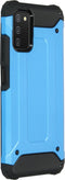 iMoshion Hoesje Geschikt voor Samsung Galaxy A03s Hoesje - iMoshion Rugged Xtreme Backcover - Lichtblauw