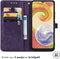 iMoshion Hoesje Geschikt voor Samsung Galaxy A04 Hoesje Met Pasjeshouder - iMoshion Mandala Bookcase - Paars