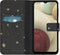 iMoshion Hoesje Geschikt voor Samsung Galaxy A12 Hoesje Met Pasjeshouder - iMoshion Design Softcase Bookcase - Meerkleurig / Stars Gold