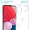 iMoshion Hoesje Geschikt voor Samsung Galaxy A13 (4G) Hoesje Met Koord - iMoshion Design Hoesje met Koord - Transparant / Dandelion