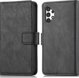 imoshion Hoesje Geschikt voor Samsung Galaxy A13 (4G) Hoesje Met Pasjeshouder - imoshion Luxe Bookcase - Zwart