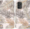 iMoshion Hoesje Geschikt voor Samsung Galaxy A13 (4G) Hoesje Met Pasjeshouder - iMoshion Design Softcase Bookcase - Goud / Glamour Botanic