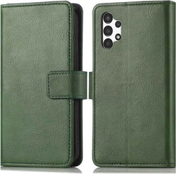 iMoshion Hoesje Geschikt voor Samsung Galaxy A13 (4G) Hoesje Met Pasjeshouder - iMoshion Luxe Bookcase - Groen