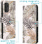 iMoshion Hoesje Geschikt voor Samsung Galaxy A13 (4G) Hoesje Met Pasjeshouder - iMoshion Design Softcase Bookcase - Goud / Glamour Botanic