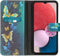 iMoshion Hoesje Geschikt voor Samsung Galaxy A13 (4G) Hoesje Met Pasjeshouder - iMoshion Design Softcase Bookcase - Blauw / Blue Butterfly