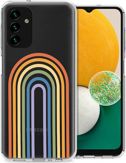 iMoshion Hoesje Geschikt voor Samsung Galaxy A13 (5G) / A04s Hoesje Siliconen - iMoshion Design hoesje - Meerkleurig / Rainbow Pride