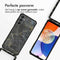 iMoshion Hoesje Geschikt voor Samsung Galaxy A14 (4G) Hoesje Met Koord - iMoshion Design Hoesje met Koord - Zwart / Black Marble