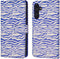 iMoshion Hoesje Geschikt voor Samsung Galaxy A14 (5G) / A14 (4G) Hoesje Met Pasjeshouder - iMoshion Design Bookcase smartphone - Meerkleurig / White Blue Stripes