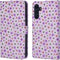 iMoshion Hoesje Geschikt voor Samsung Galaxy A14 (5G) / A14 (4G) Hoesje Met Pasjeshouder - iMoshion Design Bookcase smartphone - Meerkleurig / Purple Flowers