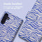 iMoshion Hoesje Geschikt voor Samsung Galaxy A14 (5G) / A14 (4G) Hoesje Met Pasjeshouder - iMoshion Design Bookcase smartphone - Meerkleurig / White Blue Stripes