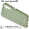 iMoshion Hoesje Geschikt voor Samsung Galaxy A14 (5G) / A14 (4G) Hoesje Siliconen - iMoshion Color Backcover - groen