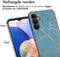 iMoshion Hoesje Geschikt voor Samsung Galaxy A14 (5G) / A14 (4G) Hoesje Siliconen - iMoshion Design hoesje - Blauw / Blue Graphic