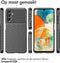 iMoshion Hoesje Geschikt voor Samsung Galaxy A14 (5G) / A14 (4G) Hoesje Siliconen - iMoshion Thunder Backcover - Zwart