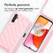 iMoshion Hoesje Geschikt voor Samsung Galaxy A14 (5G) / A14 (4G) Hoesje Met Koord - iMoshion Siliconen design hoesje met koord - Roze / Retro Pink