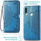 iMoshion Hoesje Geschikt voor Samsung Galaxy A20s Hoesje Met Pasjeshouder - iMoshion Mandala Bookcase - Turquoise